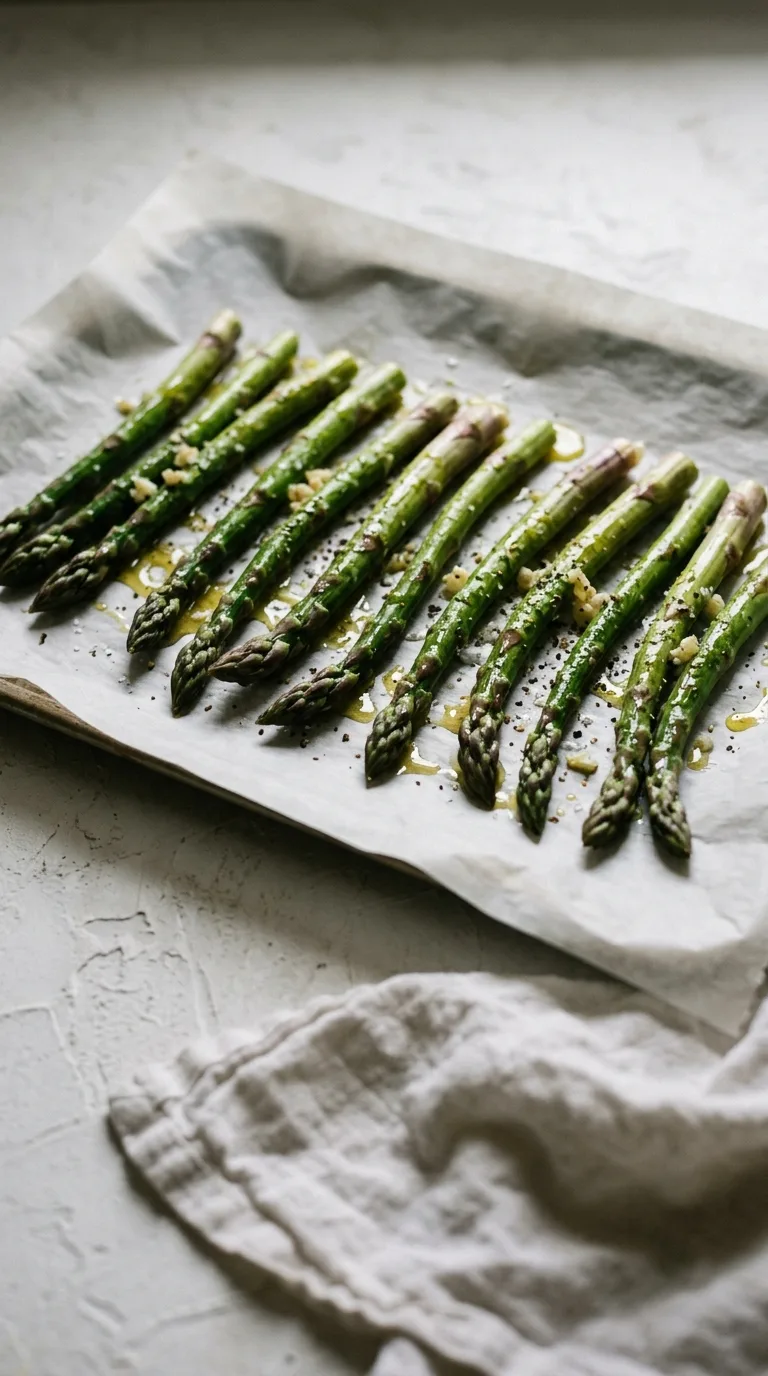 Oven Baked Asparagus: Mediterranean Roasted Side – step 4: Arrange the tray