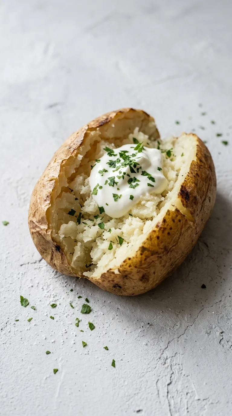 Oven Baked Potatoes: Simple Crispy Russet Potatoes – step 7: Rest and serve