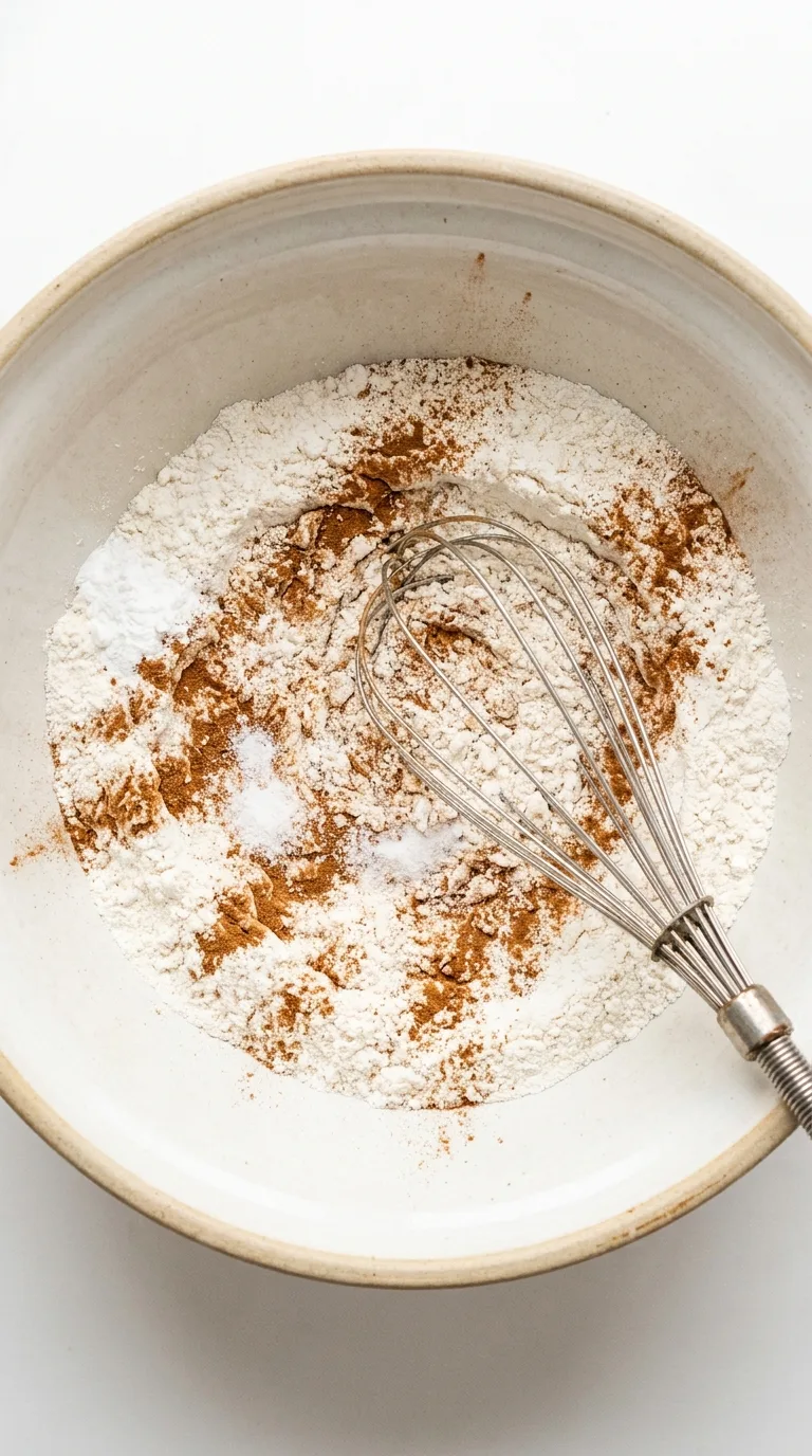 Applesauce Protein Muffins: High-Protein Breakfast Cakes – step 2: Whisk dry ingredients
