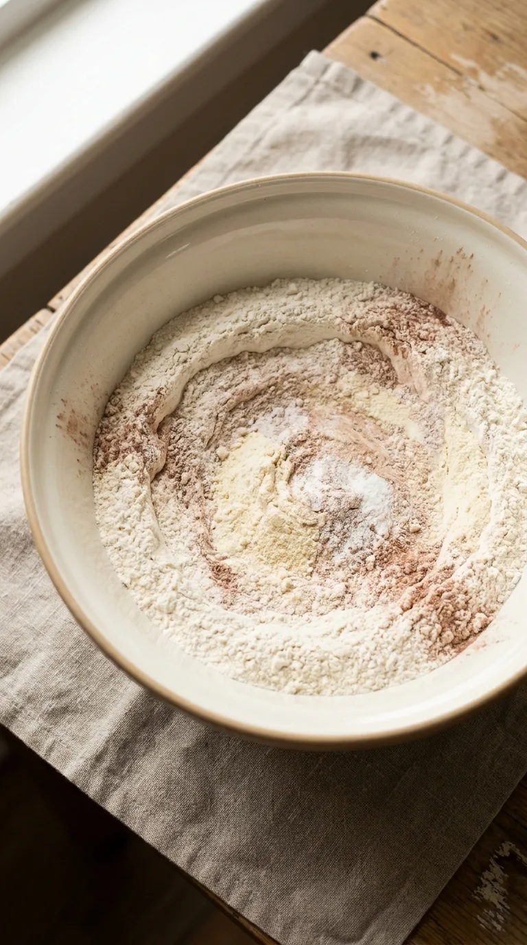Chocolate Chip Protein Muffins: High Protein Breakfast Treats – step 2: Mix dry ingredients