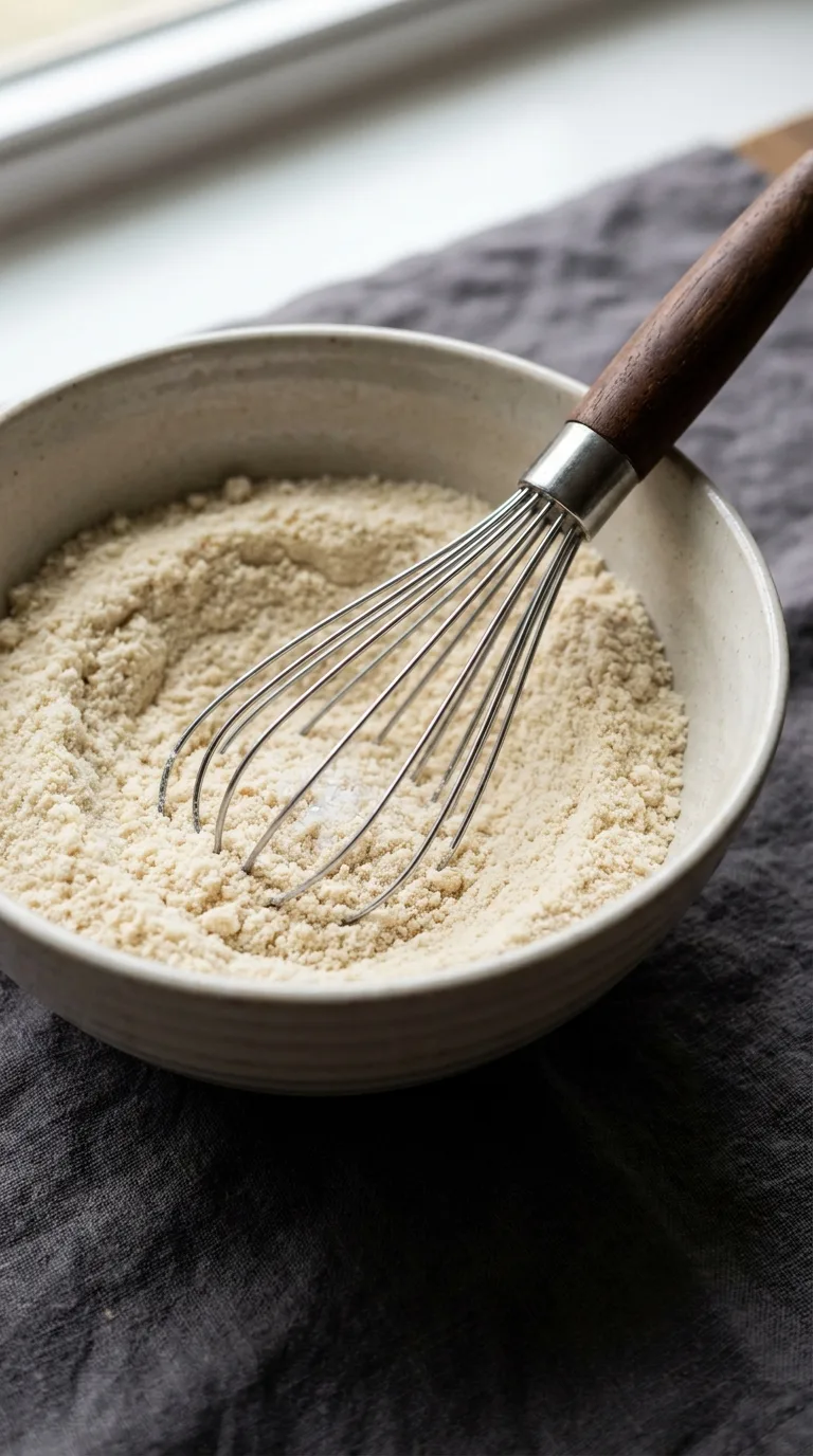 Low Sugar Protein Muffins: Almond-Whey Breakfast Bites – step 2: Mix dry ingredients