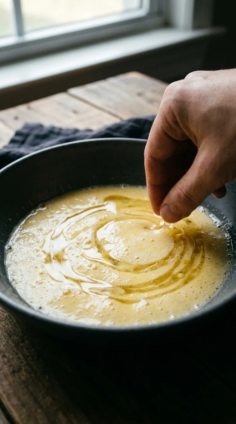 Low Sugar Protein Muffins: Almond-Whey Breakfast Bites – step 3: Beat the wet base