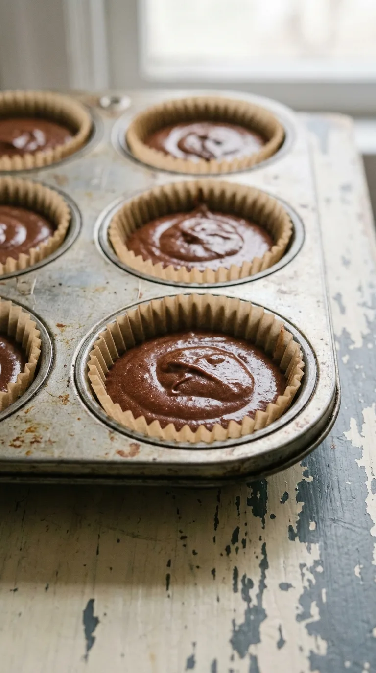 Double Chocolate Protein Muffins: High-Protein Breakfast Cakes – step 5: Fold in chocolate