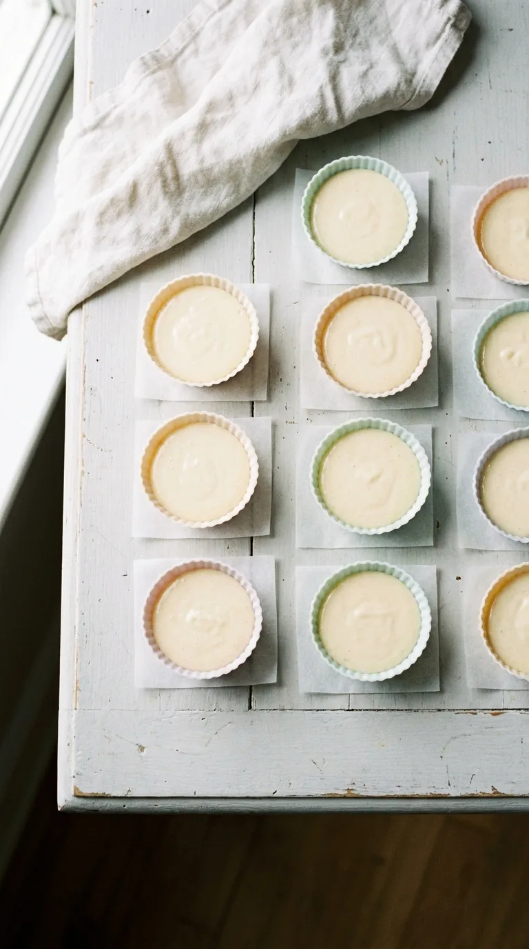 Air Fryer Protein Muffins: High-Protein Breakfast Cakes – step 6: Fill and position