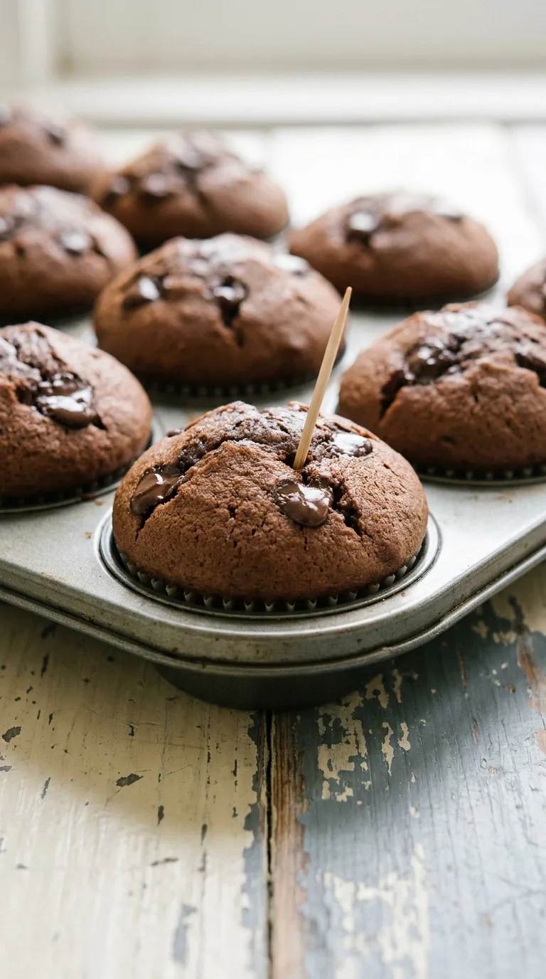 Double Chocolate Protein Muffins: High-Protein Breakfast Cakes – step 6: Bake the muffins