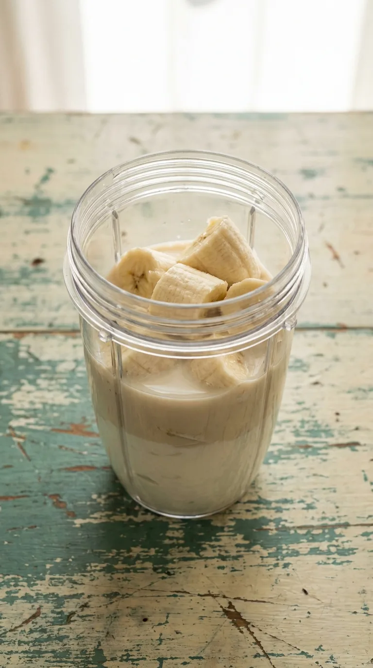 Protein Smoothie Lactose Free: Plant-Based Energy Drink – step 1: Combine base ingredients