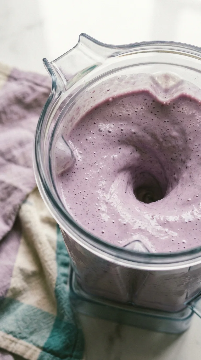 Low Carb Protein Smoothie: Berry-Chia Boost Shake – step 4: Blend the mixture