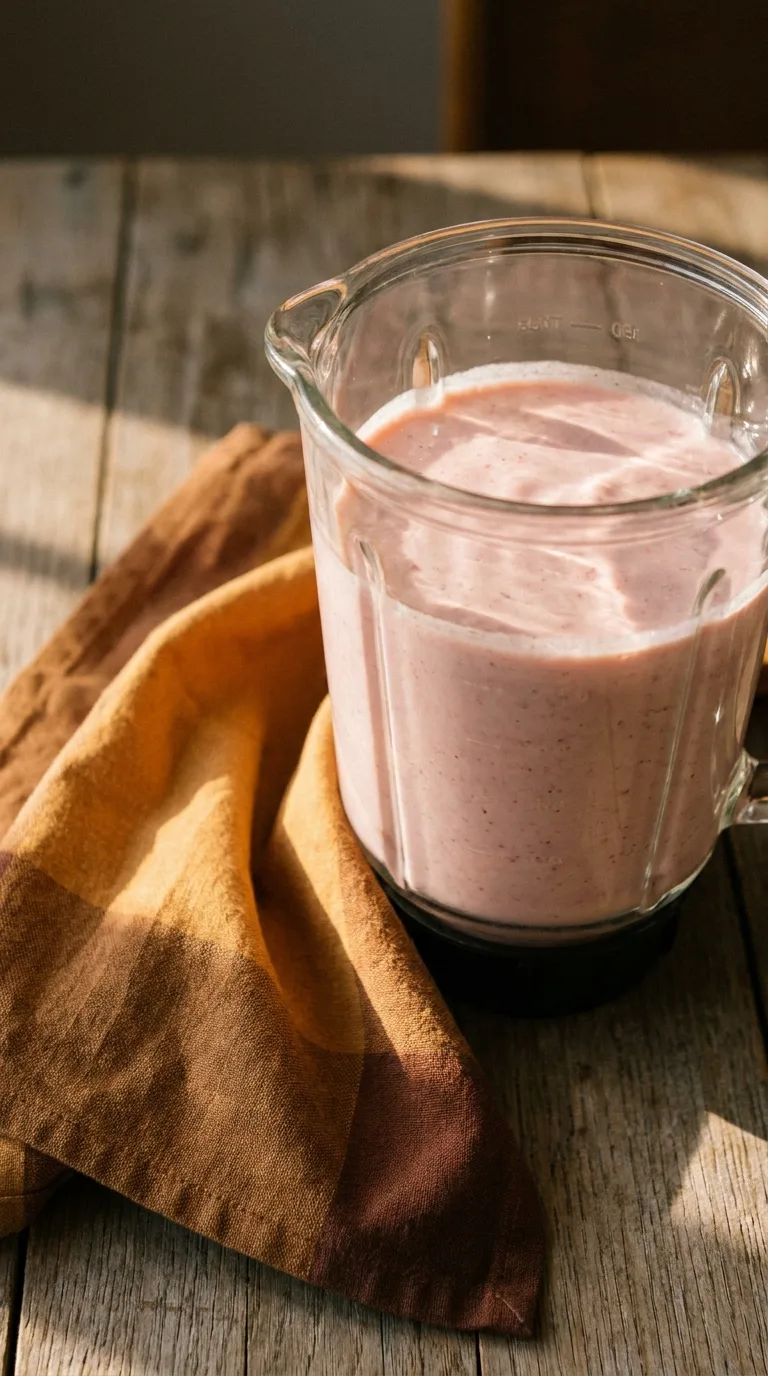 Protein Smoothie Oatmeal: Creamy Fruit Breakfast – step 3: Blend until smooth
