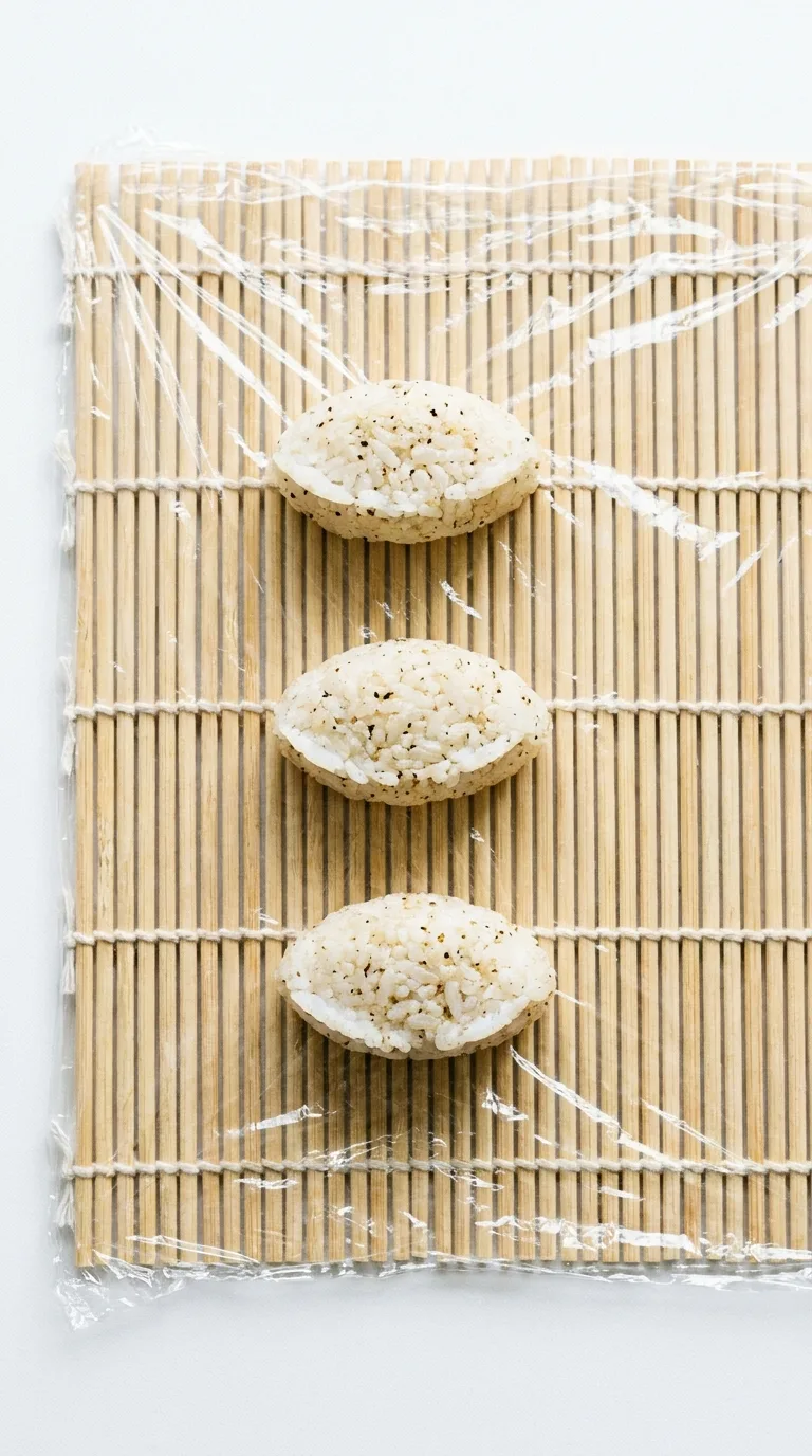Protein Sushi Nigiri: Fresh Tuna and Seasoned Rice – step 5: Shape the rice