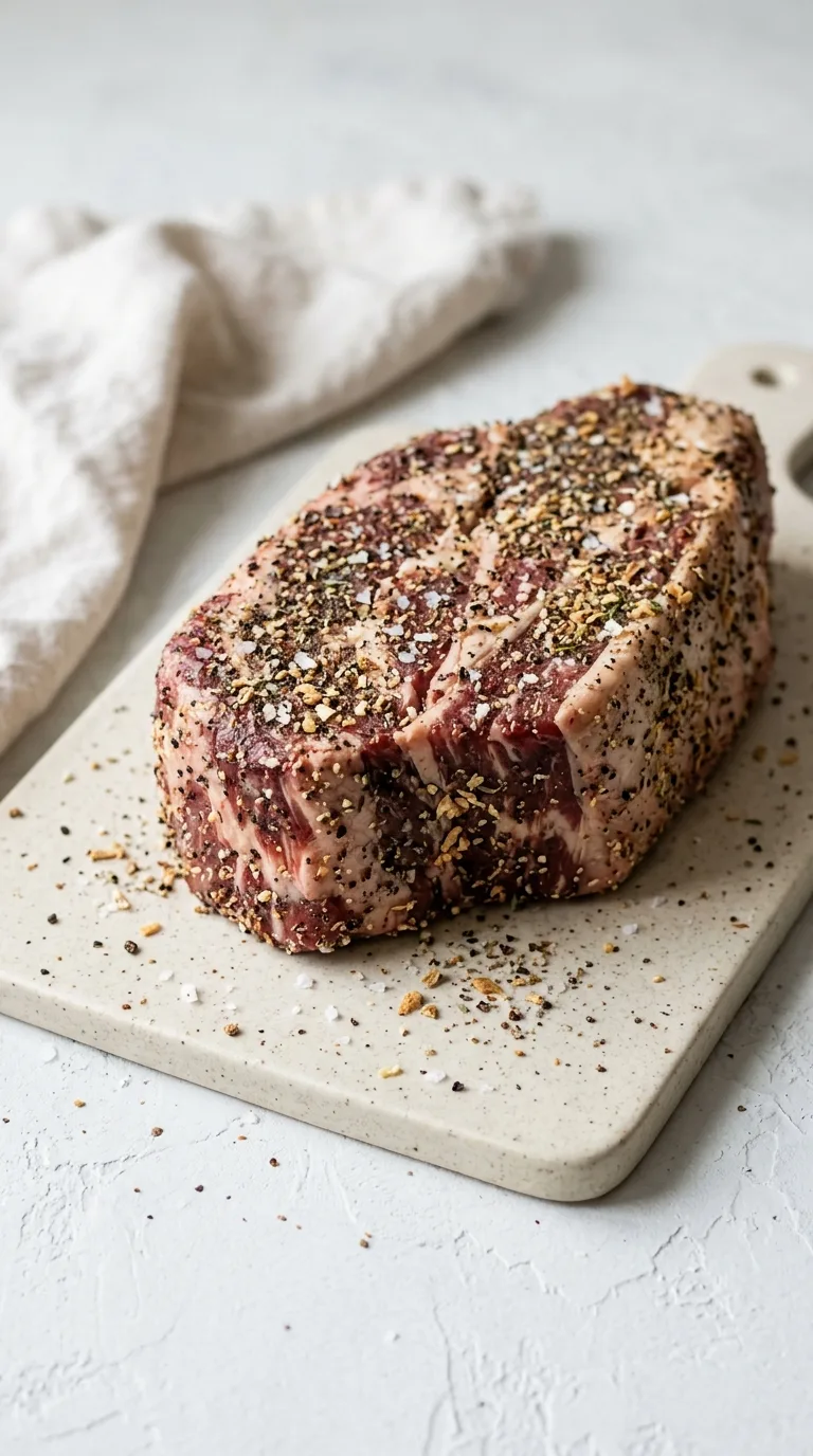 French Dip Sandwich: Slow Cooked Beef with Au Jus – step 1: Season the roast