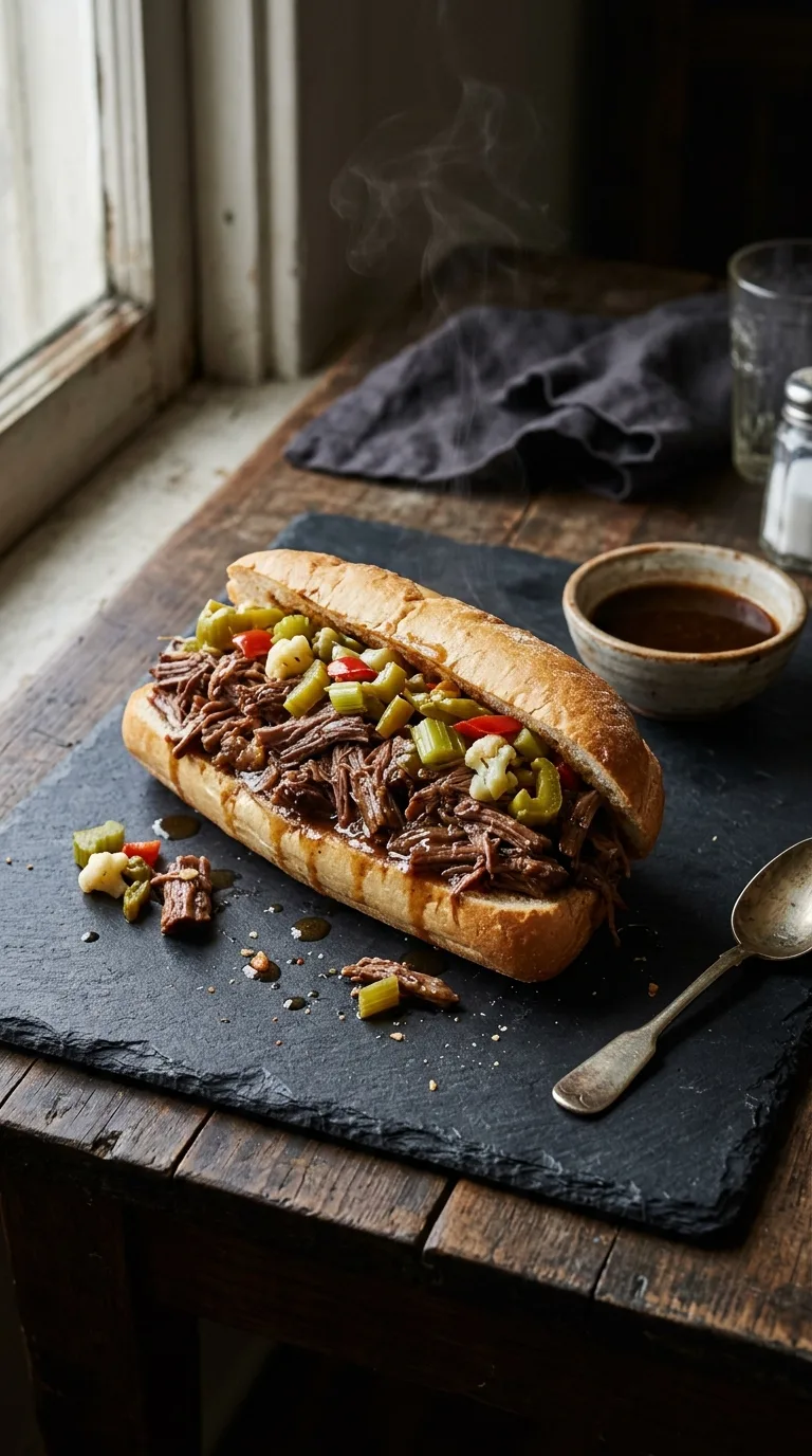 Italian Beef: Slow Cooked Roast for Hoagie Rolls – step 7: Rest and assemble