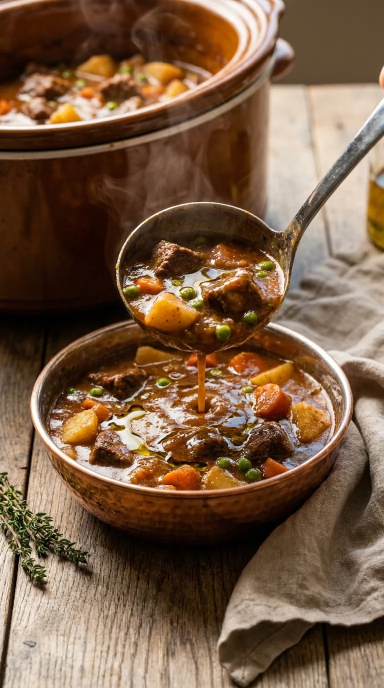 Hearty Slow Cooker Beef Stew: American Beef and Vegetable Stew – step 6: Finish the stew