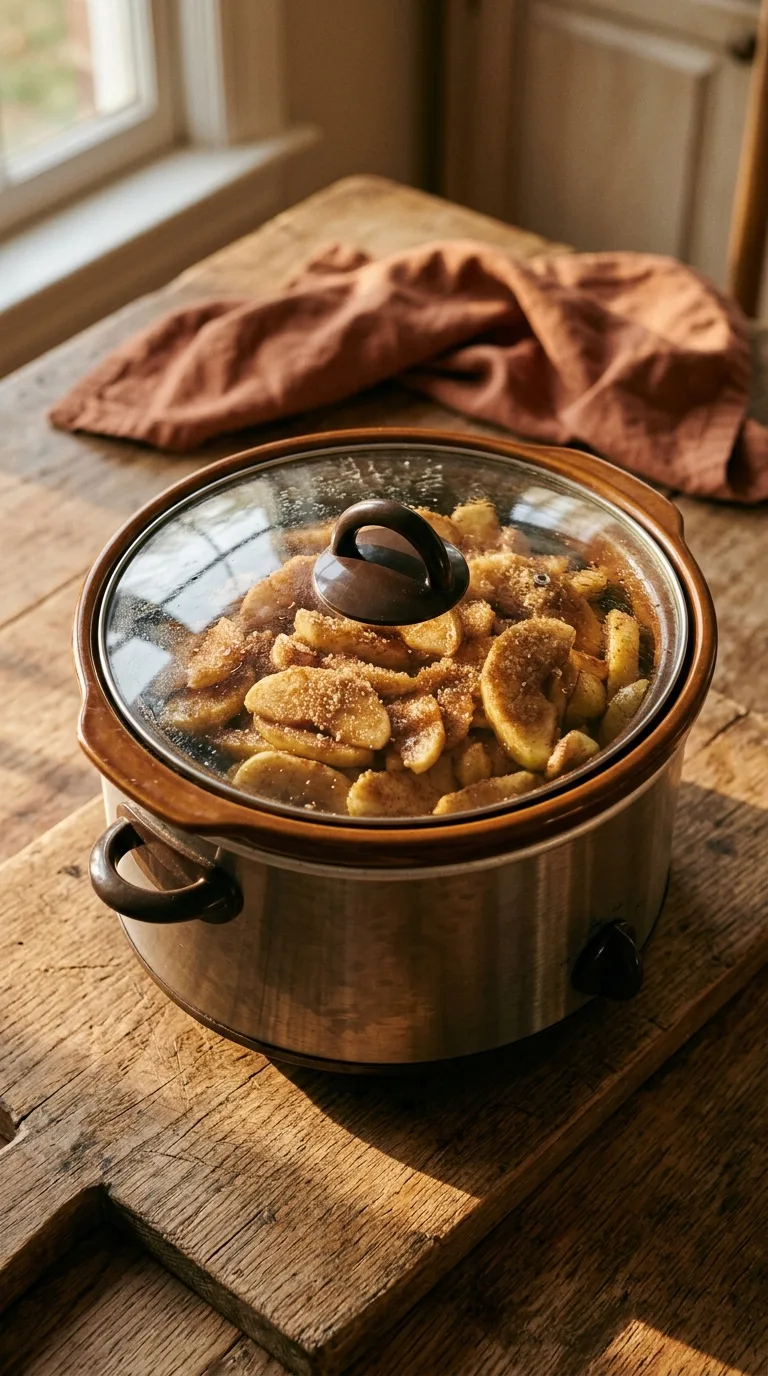 Apple Butter: Slow Cooker Fruit Spread – step 4: Slow cook the mixture