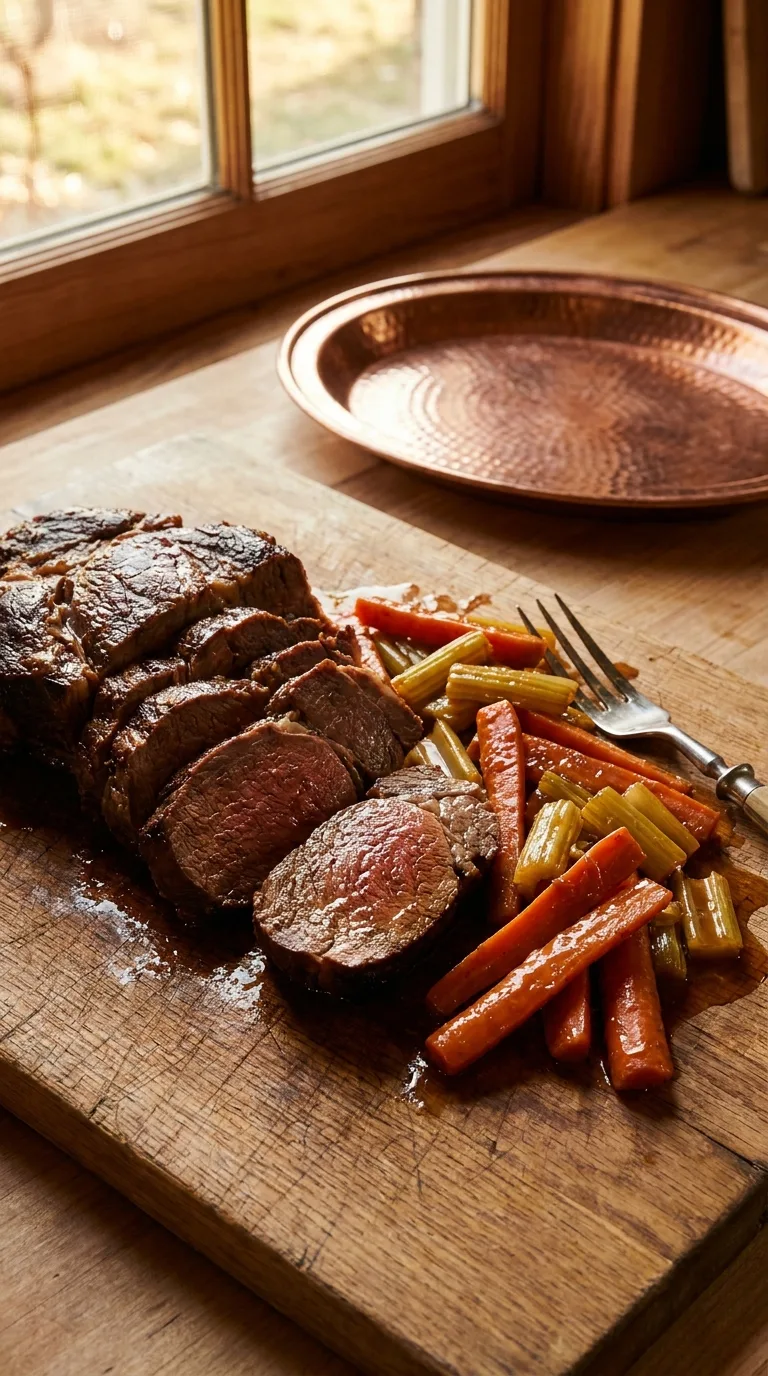 Pot Roast: American Slow Cooked Beef – step 7: Slice and serve