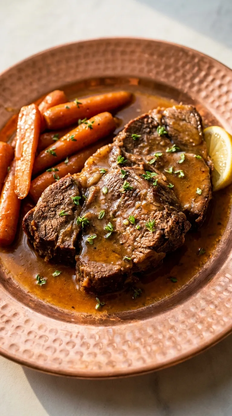 Pot Roast: American Slow Cooked Beef – step 8: Add final brightness