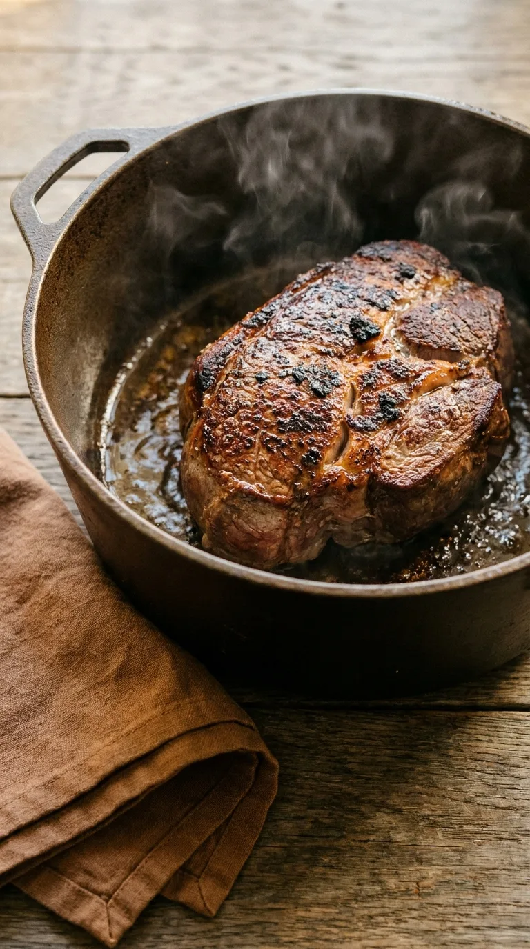 Pot Roast: American Slow Cooked Beef – step 2: Sear the roast