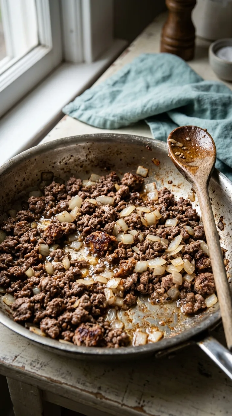 Hearty Slow Cooker Chili: Mexican Beef and Bean Stew – step 2: Brown the beef