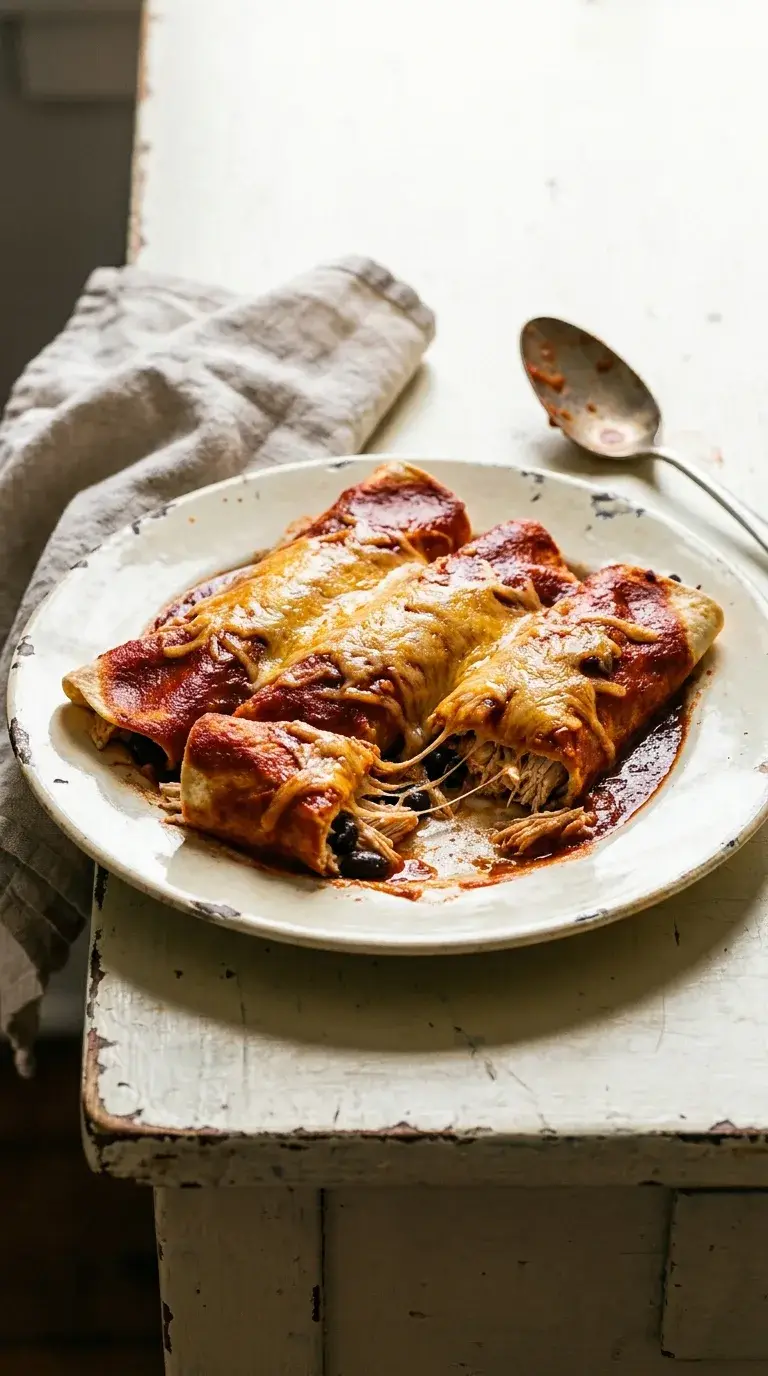 Chicken Breast Enchiladas: Mexican Rolled Tortillas