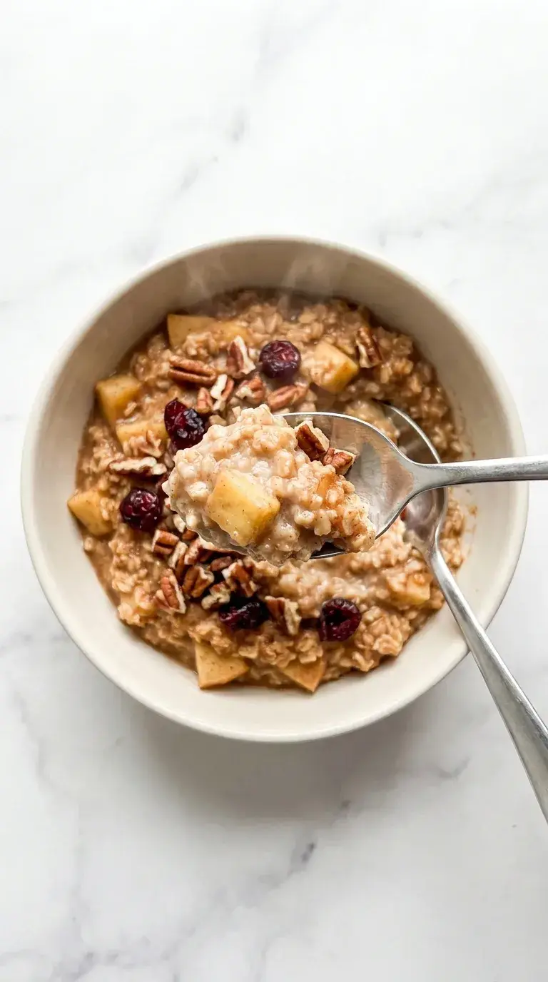 Protein Oatmeal Apple Cinnamon Bowl: Nutritious Breakfast
