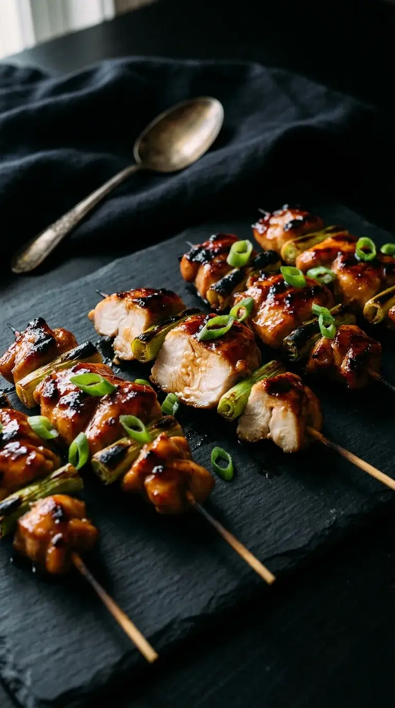 Yakitori: Chicken Breast Skewers
