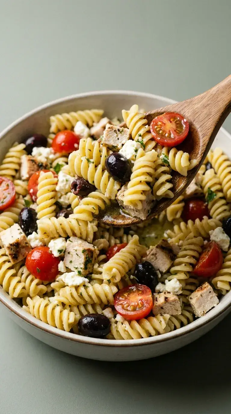Chicken Pasta Salad: Italian Cold Pasta Bowl