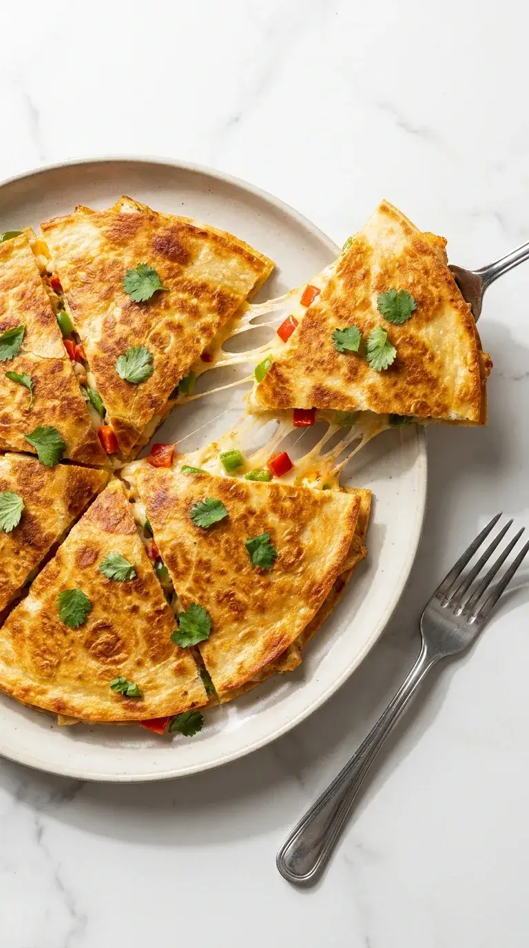 Quesadilla: Crispy Chicken Breast Quesadilla