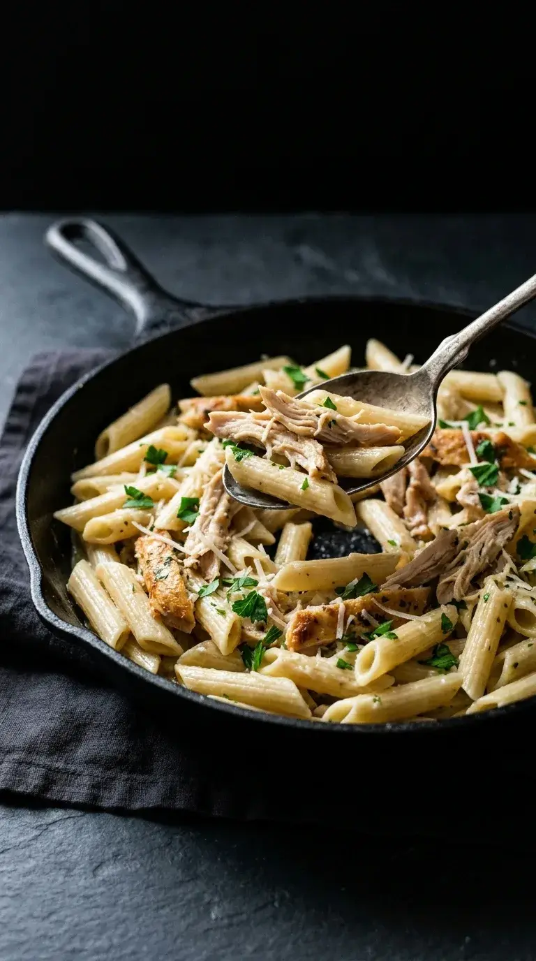Rotisserie Chicken Pasta: Quick Italian Dinner