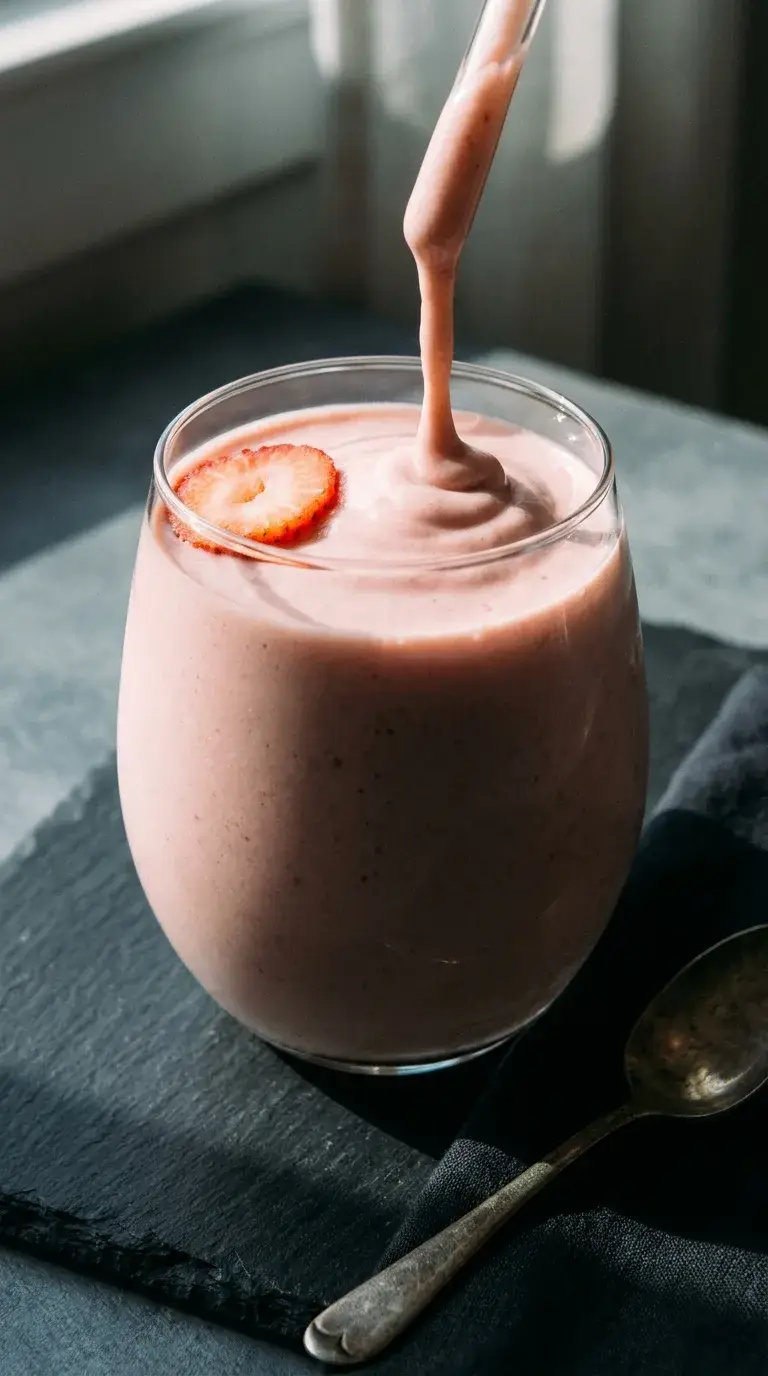 Strawberry Protein Smoothie: Nutritious American Drink