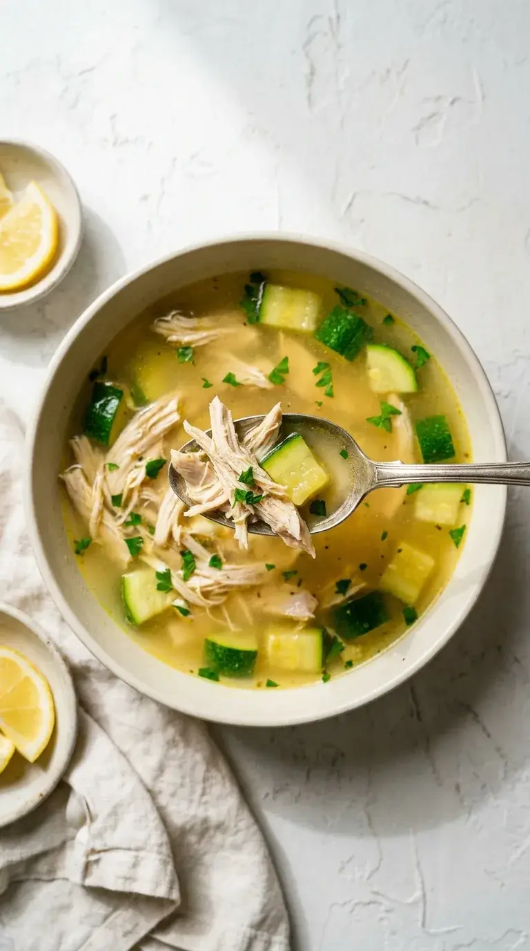 Zucchini Chicken Soup: Hearty Halal Comfort