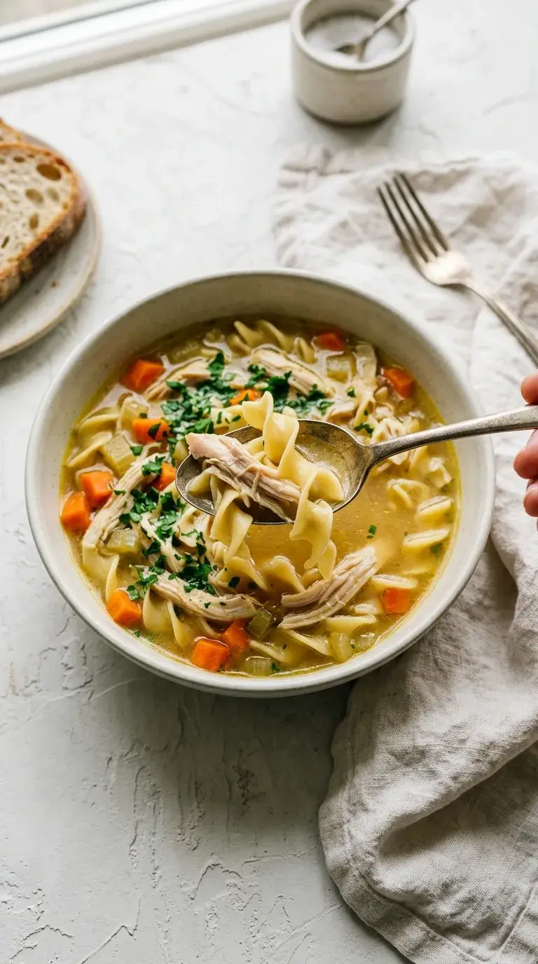 Chicken Soup: Hearty Rotisserie Chicken and Noodles