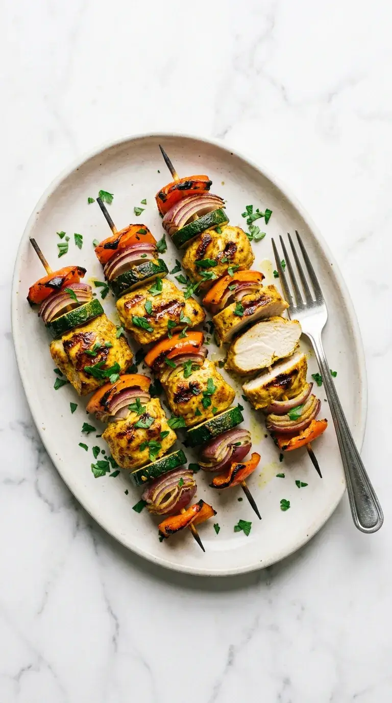 Chicken Breast Kabobs: Middle Eastern Grilled Skewers