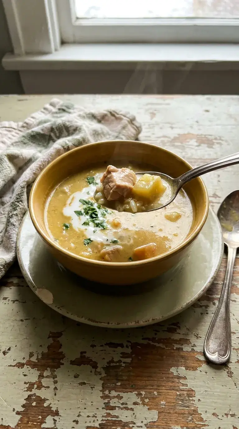 Mulligatawny: Chicken Apple Curry Soup