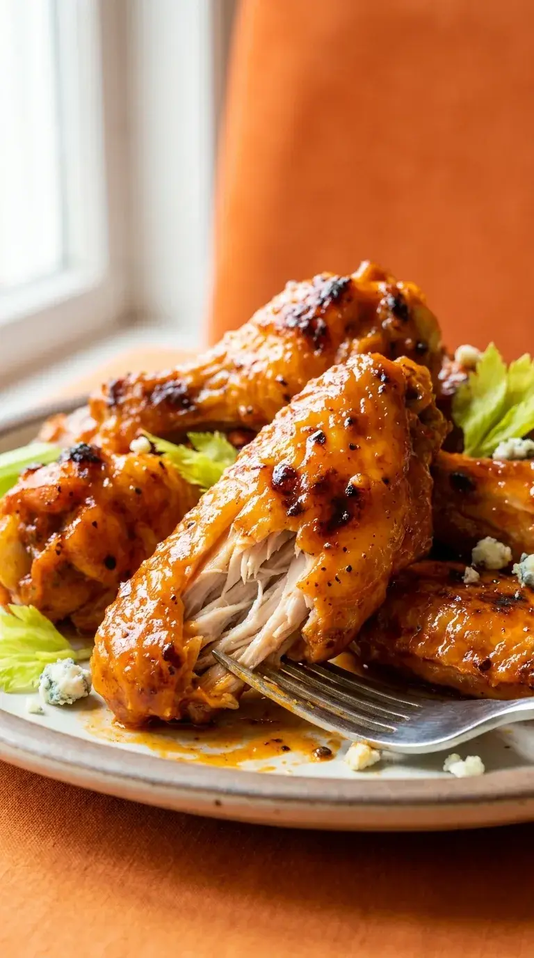 Buffalo Wings: Oven-Baked Crispy Halal Wings