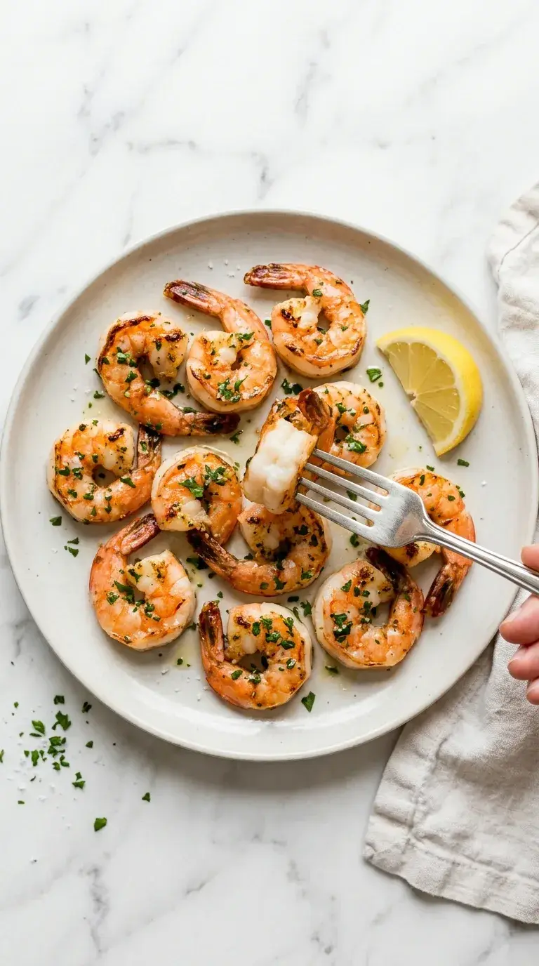 Broiled Shrimp: Mediterranean Lemon-Herb Seafood