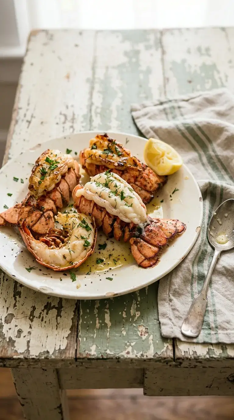 Broiled Lobster Tails: Butter-Garlic Seafood