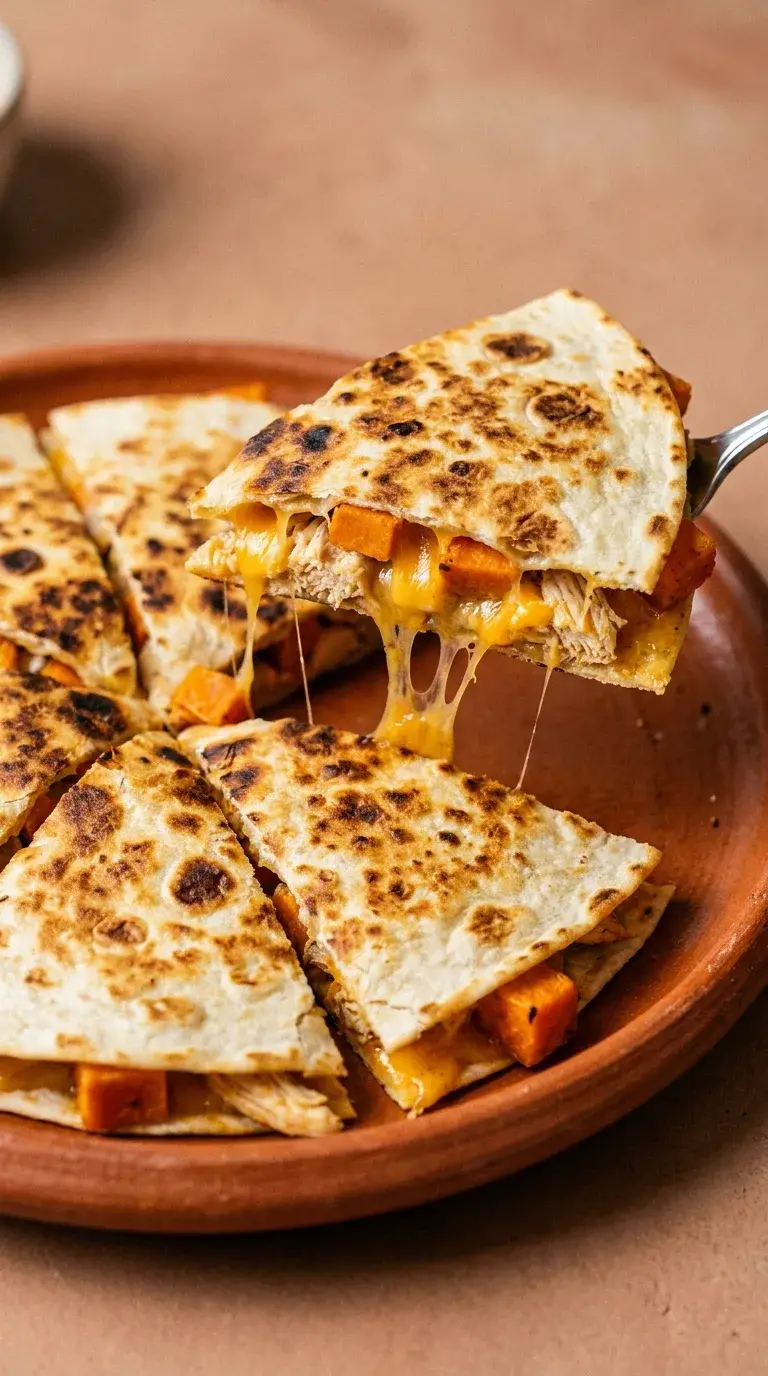 Quesadilla: Chicken and Sweet Potato Tortilla