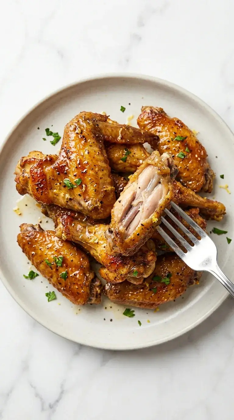 Lemon Pepper Chicken Wings: Zesty American Appetiser