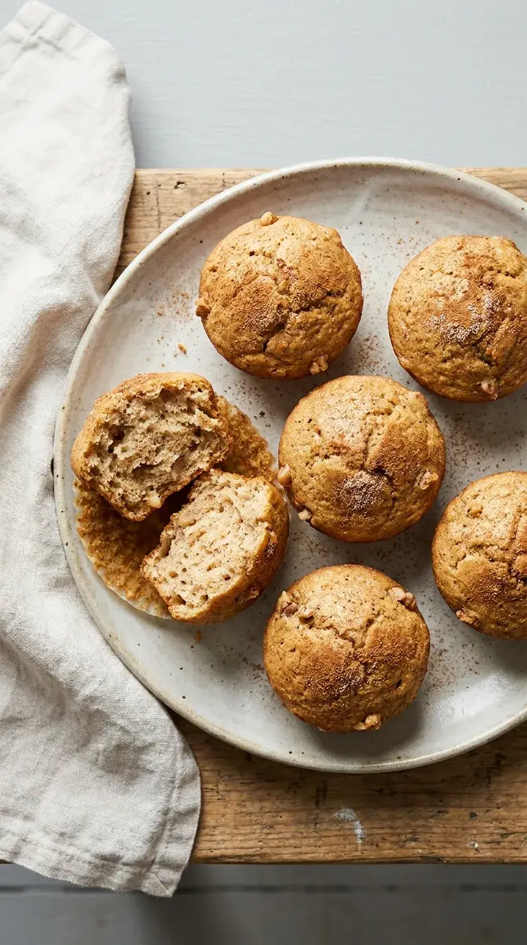 Apple Pie Protein Muffins: Cinnamon-Spiced Breakfast Cakes