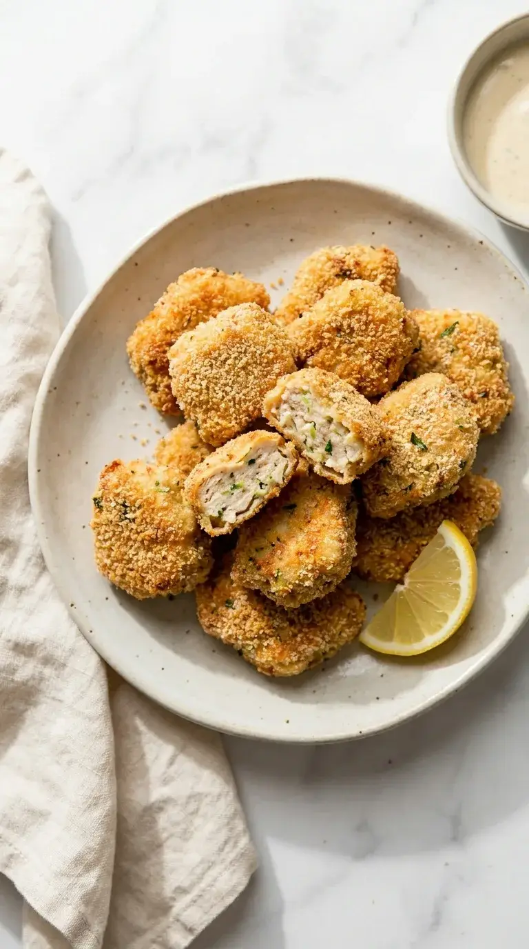 Chicken and Apple Nuggets: Savoury Poultry Bites