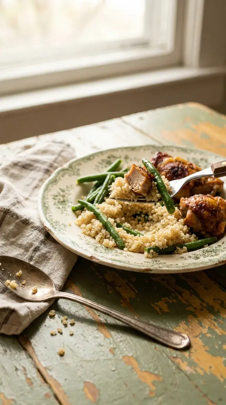 Chicken Green Beans Quinoa: One-Pan Healthy Meal