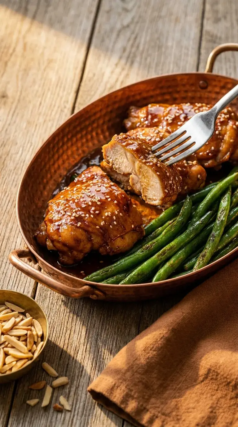 Keto Chicken and Green Beans: Low-Carb Sesame-Soy Stir-Fry