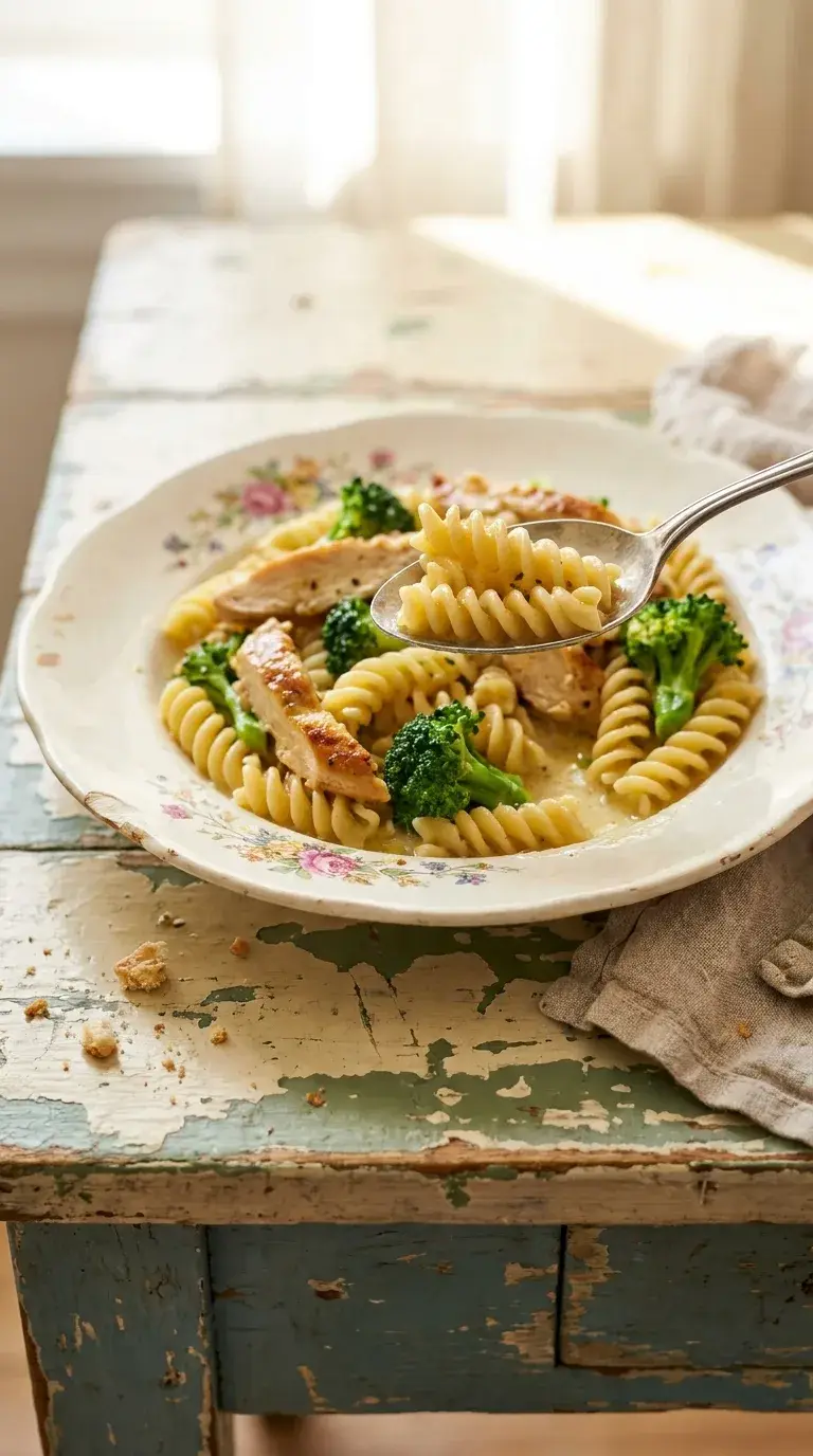 Chicken Pasta with Broccoli: Creamy Italian Style