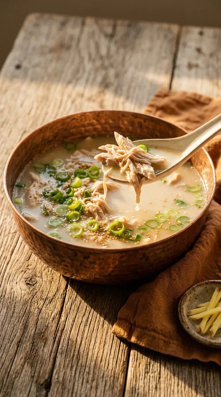 Korean Chicken Soup: Hearty Halal Comfort