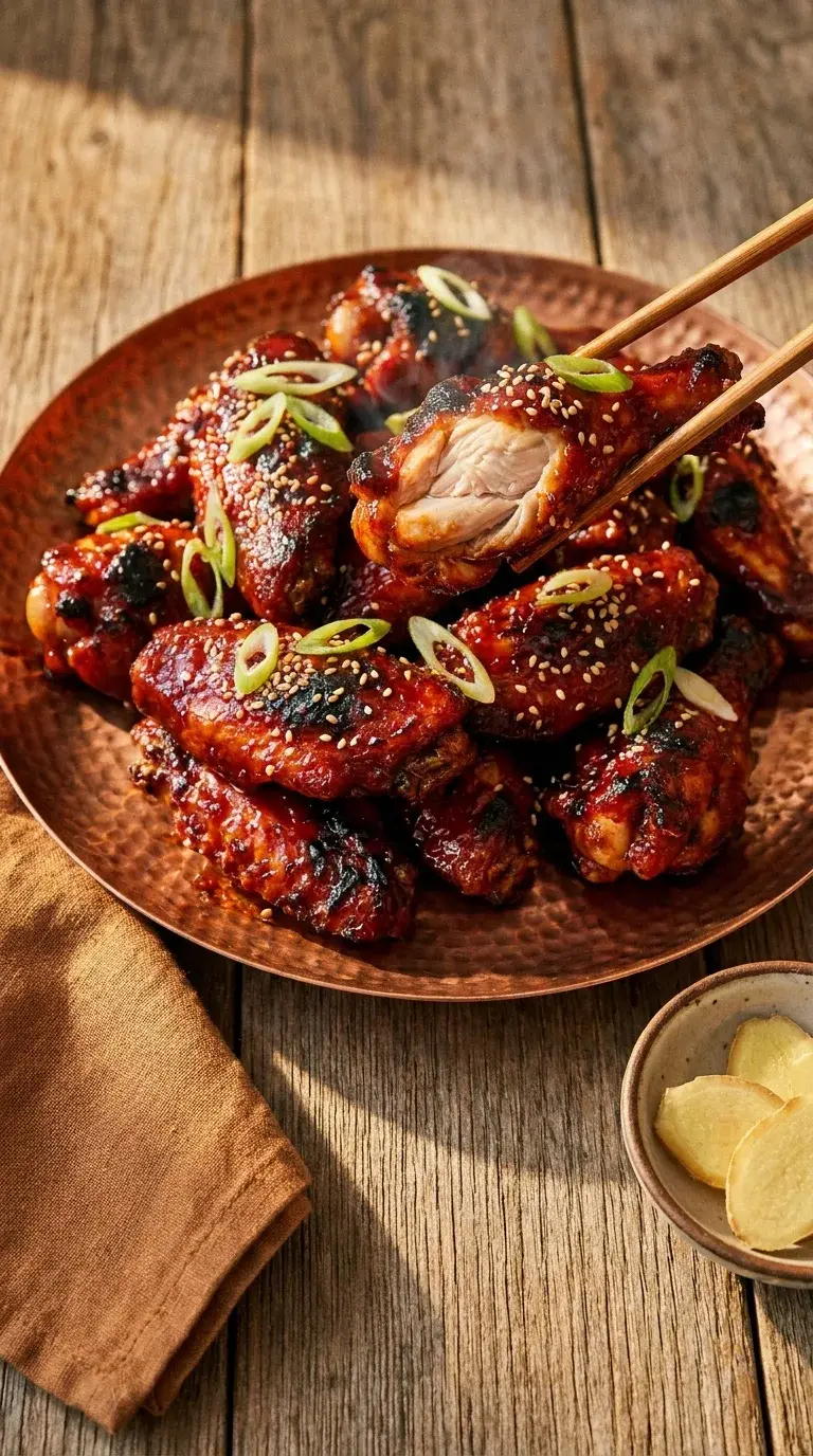 Gochujang Chicken Wings: Spicy Korean Glazed Wings
