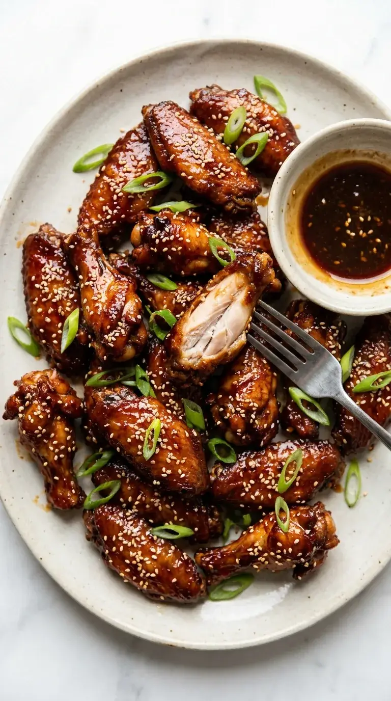 Honey Garlic Chicken Wings: Crispy Oven-Baked Wings