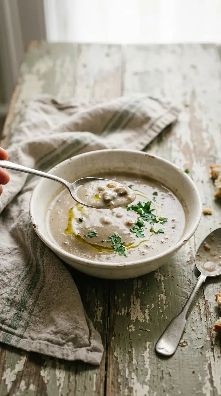 Creamy Mushroom Soup: French Vegetable Starter