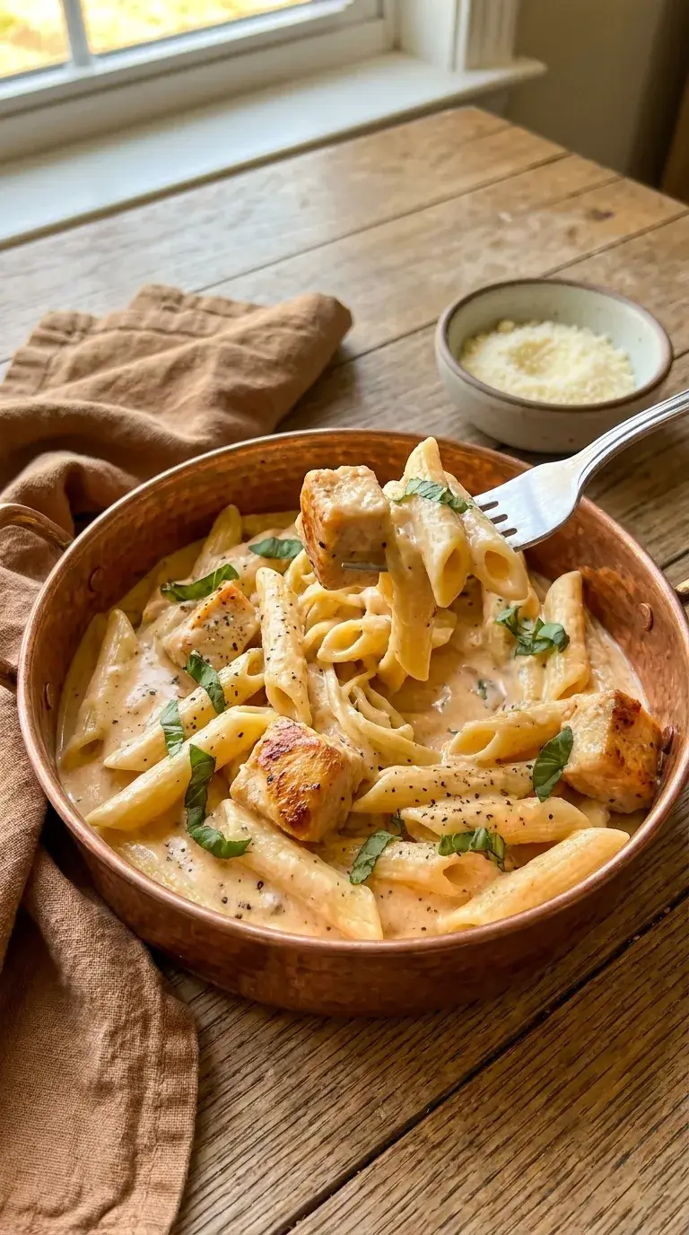 Yogurt Chicken Pasta: Creamy Mediterranean Pasta