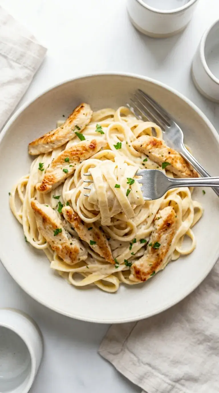 Chicken Alfredo: Gluten-Free Creamy Pasta