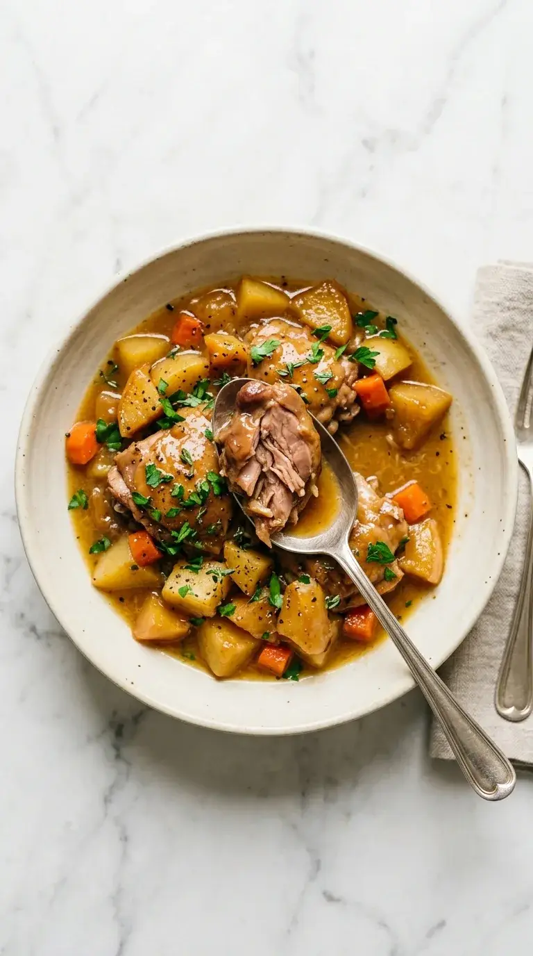 Apple Chicken Stew: Savoury Poultry and Fruit Pot