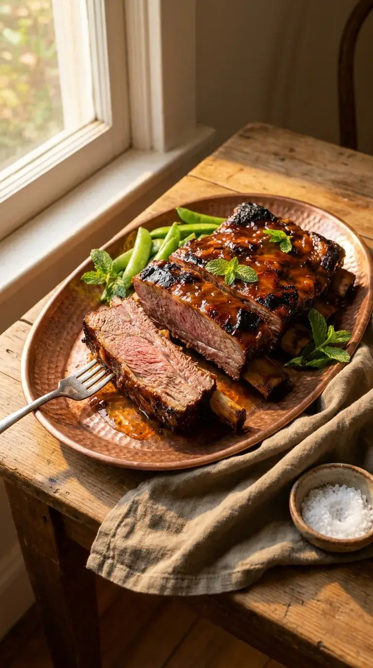 Oven Baked Beef Ribs: American BBQ Ribs